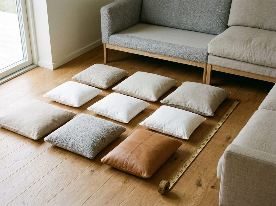 Illustrationsfoto fra guiden: Hvor mange puder passer til din sofa?